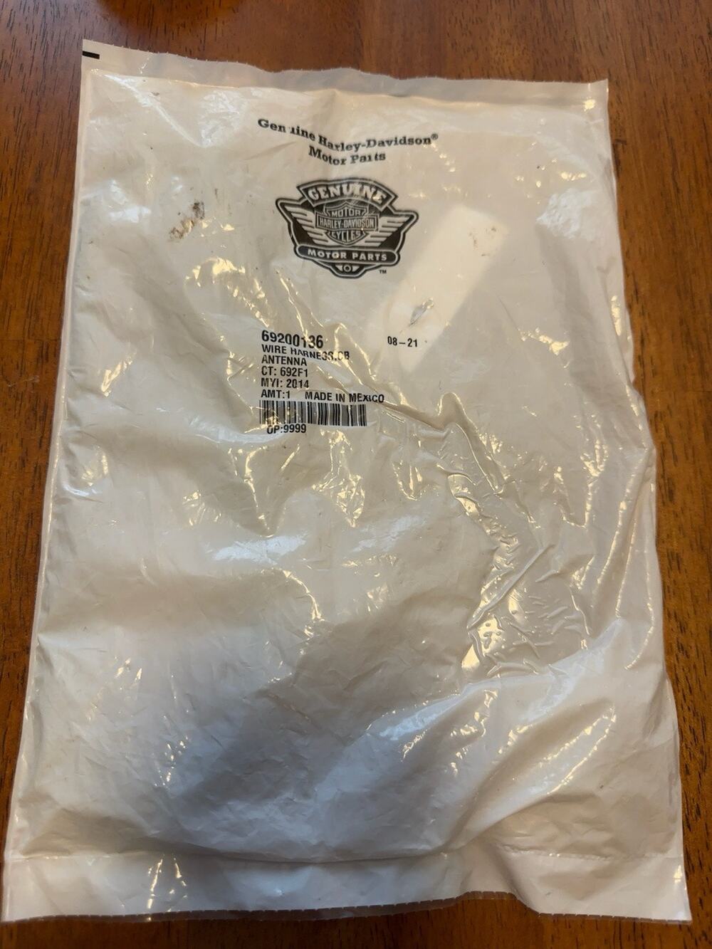 Genuine Harley-Davidson 69200136 CB Antenna Wire Harness OEM New Sealed
